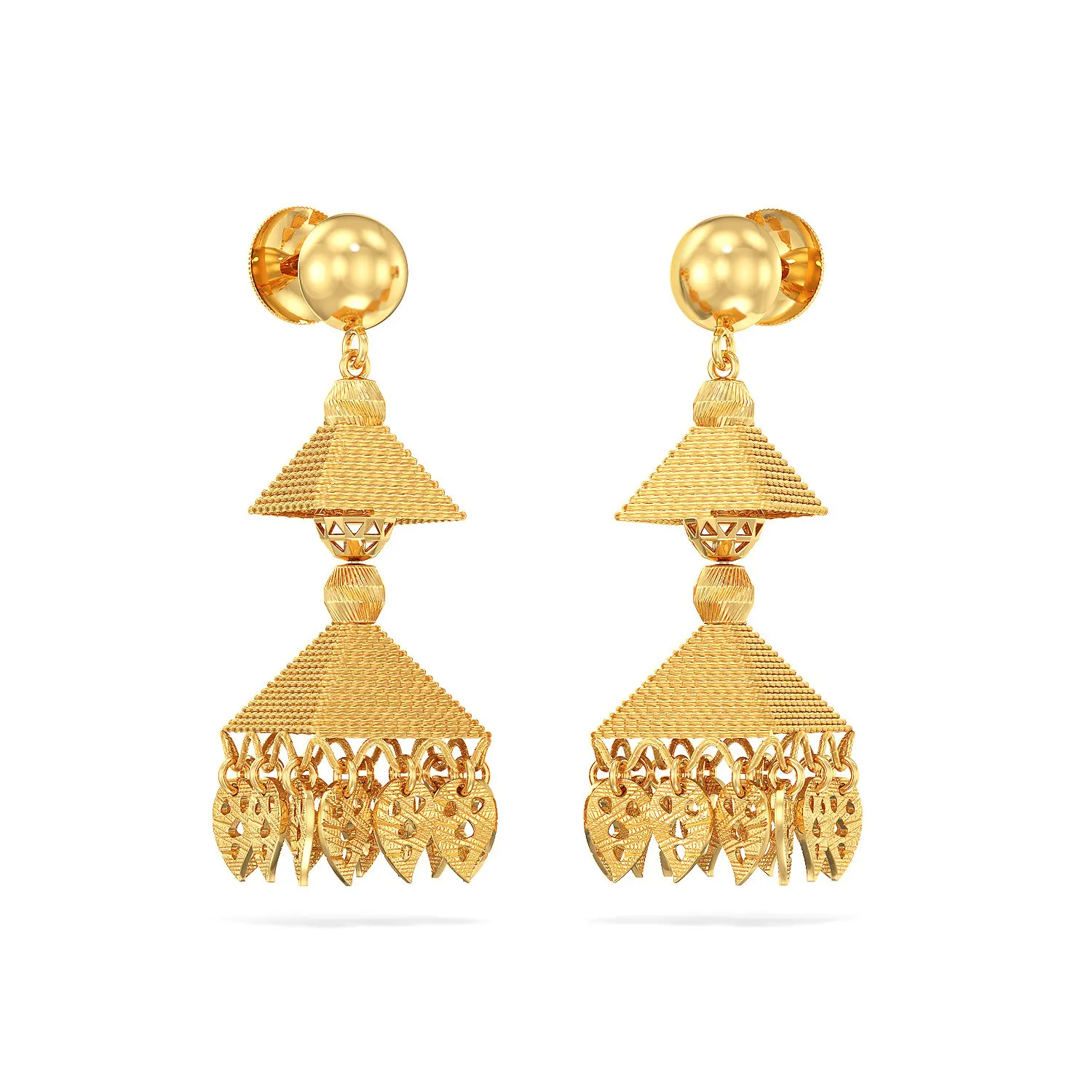 Latest Gold Jimikki Kammal Designs with Price | BISGold.com